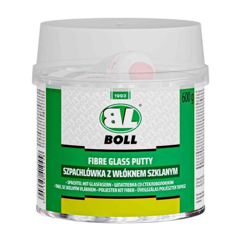 SZPACHLÓWKA Z WŁÓKNEM SZKLANYM BOLL 600G + UTWARDZACZ 22G. BOLL SZPACHLÓWKA Z WŁÓKNEM SZKLANYM BOLL 600G + UTWARDZACZ 22G. BOLL