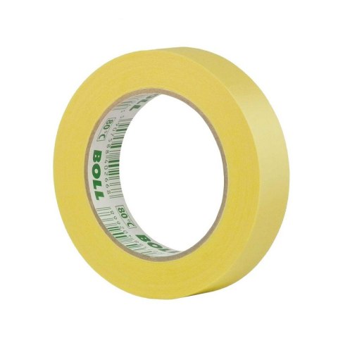 TAŚMA LAKIERNICZA BOLL DO 80 STOPNI 25MM*50M BOLL TAŚMA LAKIERNICZA BOLL DO 80 STOPNI 25MM*50M BOLL