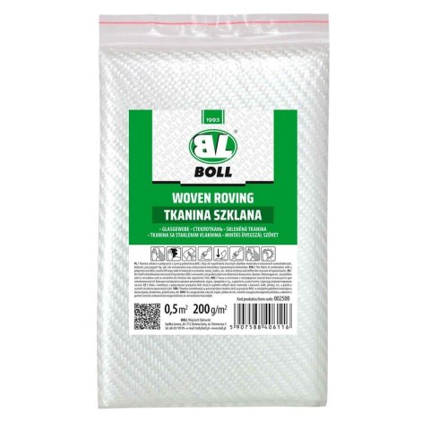 TKANINA SZKLANA BOLL 0.5M2 200G/M2 BOLL TKANINA SZKLANA BOLL 0.5M2 200G/M2 BOLL