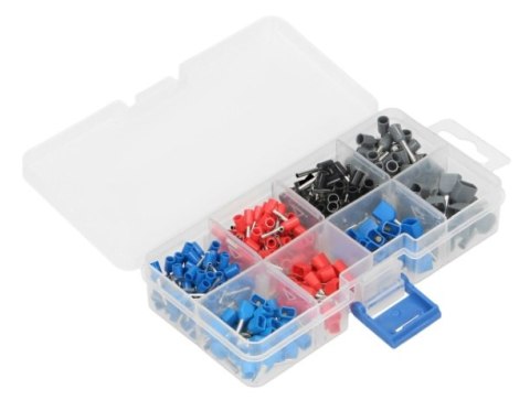 ZESTAW KOŃCÓWEK KABLOWYCH, TULEJKI 350 SZT ORNO