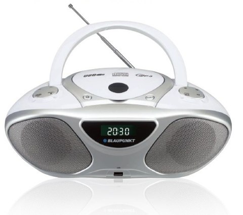 PRZENOŚNY RADIOODTWARZACZ CD/MP3/USB BB14WH BLAUPUNKT
