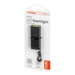 LATARKA MINI/BRELOK LED COB 150LM, 180 MAH, 5500K VIRONE