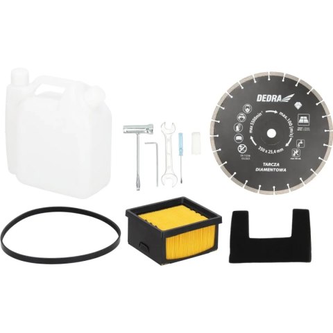 PRZECINARKA SPALINOWA DO BETONU I STALI 3.5KW 300/25,4MM DEDRA