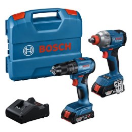 ZESTAW COMBO 18V GDX 18V-285 + GSB 185-LI 2*2.0AH BOSCH