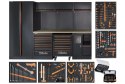 ZESTAW MEBLI WARSZTATOWYCH C45PRO2.0X/268UT+268 NARZĘDZI MDF BETA