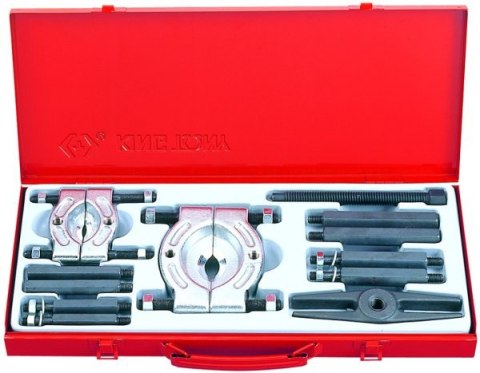 ZESTAW ŚCIĄGACZ-ODKLEJACZ DO ŁOŻYSK PODWÓJNY 30-75MM. KASETA KING TONY