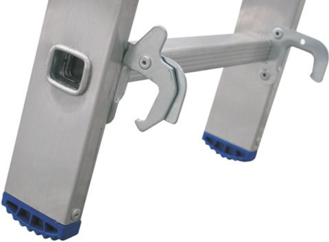 DRABINA ALUMINIOWA 2-ELEMENTOWA 421CM 9+9 SZCZEBLI DRABINA ALUMINIOWA 2-ELEMENTOWA 421CM 9+9 SZCZEBLI