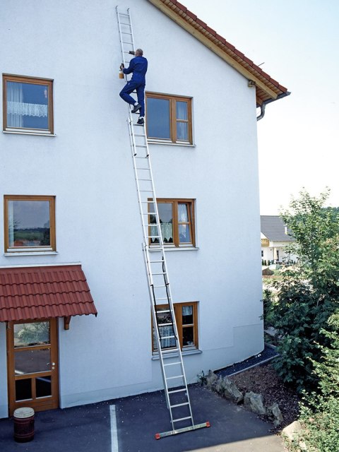 DRABINA ALUMINIOWA 3-ELEMENTOWA TRIBILO 3*8 SZCZEBLI DRABINA ALUMINIOWA 3-ELEMENTOWA TRIBILO 3*8 SZCZEBLI