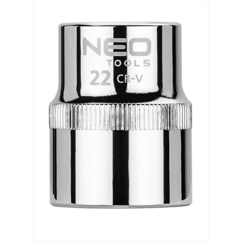 NASADKA KRÓTKA 6-KĄTNA CHROMOWANA 1/2'' 22MM NASADKA KRÓTKA 6-KĄTNA CHROMOWANA 1/2'' 22MM