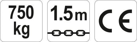 WCIĄGNIK ŁAŃCUCHOWY - DŹWIGNIOWY 0.75T WCIĄGNIK ŁAŃCUCHOWY - DŹWIGNIOWY 0.75T