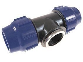 PE-TRÓJNIK ZACISK 20X1/2X20 GWINT WEWNĘTRZNY WAVI-037994 WAVIN