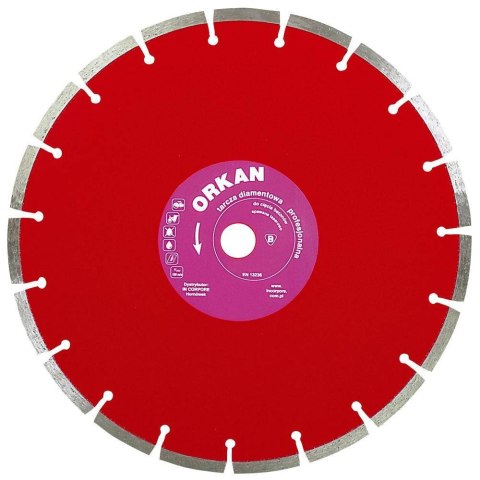 TARCZA DIAMENTOWA SEGMENTOWA ORKAN 300MM IN CORPORE