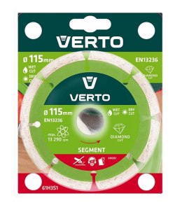 TARCZA DIAMENTOWA SEGMENTOWA 115MM VERTO