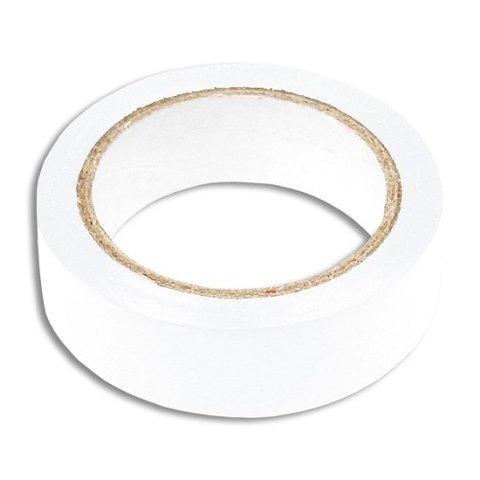 TAŚMA IZOLACYJNA 19MM/10M BIAŁA TOP TOOLS