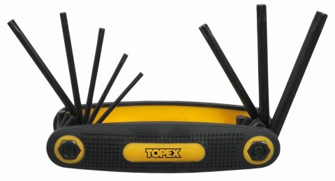 KLUCZE TORX ZESTAW 8-CZĘŚCIOWY 'SCYZORYK' T9-T40MM KLUCZE TORX ZESTAW 8-CZĘŚCIOWY 'SCYZORYK' T9-T40MM