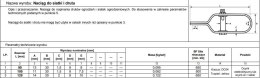 NAPINACZ SIATKI 100MM ZIELONY