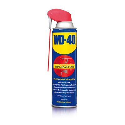 PREPARAT WIELOFUNKCYJNY Z APLIKATOREM WD-40 450ML PREPARAT WIELOFUNKCYJNY Z APLIKATOREM WD-40 450ML