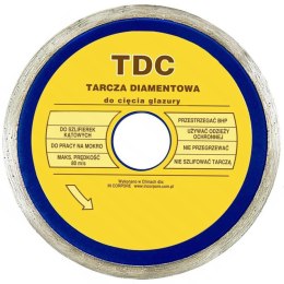 TARCZA DIAMENTOWA GŁADKA DO GLAZURY TDC 110MM IN CORPORE