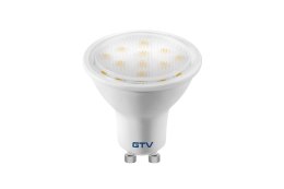 ŻARÓWKA LED SMD GU10 BIAŁY CIEPŁY 4W 230V KĄT ŚW.120* 300LM GTV