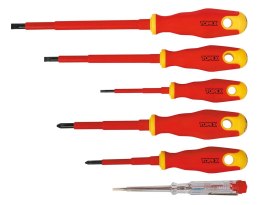 WKRĘTAKI ELEKTRYCZNE 5 SZTUK +PRÓBNIK 1000V TOPEX