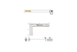 KĄTOWNIK STOLARSKI 400MM BETA