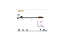 GRZECHOTKA Z MECHANIZMEM ZAPADKOWYM 3/4'' BETA