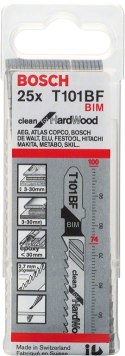 BRZESZCZOT DO WYRZYNARKI T101BF 25SZT. | CLEAN FOR HARD WOOD | BOSCH