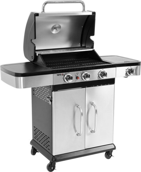 GRILL GAZOWY 3+1 STAL NIERDZEWNA 11,5KW GRILL GAZOWY 3+1 STAL NIERDZEWNA 11,5KW