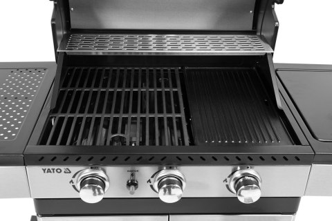GRILL GAZOWY 3+1 STAL NIERDZEWNA 11,5KW GRILL GAZOWY 3+1 STAL NIERDZEWNA 11,5KW