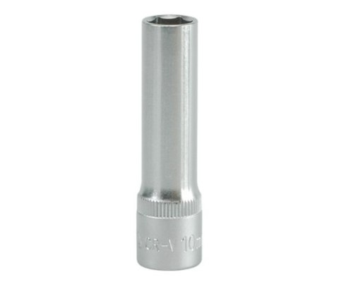 NASADKA DŁUGA 6-KĄTNA CHROMOWANA 3/8'' 10MM NASADKA DŁUGA 6-KĄTNA CHROMOWANA 3/8'' 10MM