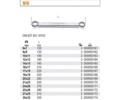 KLUCZ OCZKOWY PROSTY DWUSTRONNY 14*15MM BETA