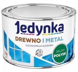 EMALIA ALKIDOWA DO DREWNA I METALU ZIELONY 0,36L JEDYNKA