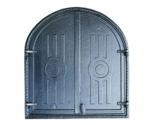 DRZWICZKI ŻELIWNE DO WĘDZARNI PÓŁOKRĄGŁE 60*56,5CM UN DRZWICZKI ŻELIWNE DO WĘDZARNI PÓŁOKRĄGŁE 60*56,5CM UN
