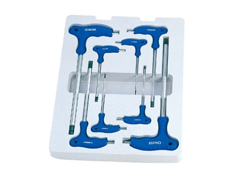 KOMPLET IMBUSÓW HEX Z KULKĄ Z UCHWYTEM 'L' 8 SZTUK 2-10MM KING TONY KOMPLET IMBUSÓW HEX Z KULKĄ Z UCHWYTEM 'L' 8 SZTUK 2-10MM KING TONY