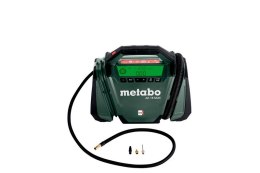 KOMPRESOR BEZOLEJOWY AKUMULATOROWY 18V AK 18 MULTI METABO | 11 Bar, 16L/min, Wąż 1200mm, LED