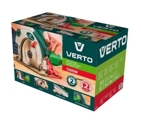 PILARKA TARCZOWA 185MM 1200W Z LASEREM VERTO PILARKA TARCZOWA 185MM 1200W Z LASEREM VERTO
