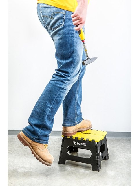 STOŁEK SKŁADANY, UDŹWIG 150KG TOPEX