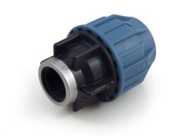 PE-KOLANO ZACISK 40X3/2 90' GWINT WEWNĘTRZNY WAVI-033576 WAVIN