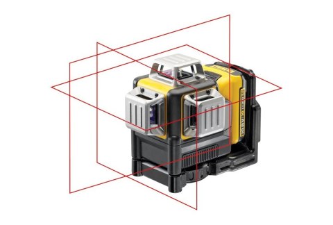 LASER LINIOWY 3-PŁASZCZYZNOWY 10,8V CZERWONA WIĄZKA DEWALT