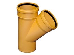 TRÓJNIK PCV KL.S, SZ. S-20 110*110/45ST WAVI-000585 WAVIN