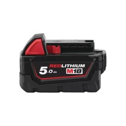 AKUMULATOR MILWAUKEE M18 B5 18V 5.0Ah Li-ion | REDLINK™ | 2,5X DŁUŻSZY CZAS PRACY