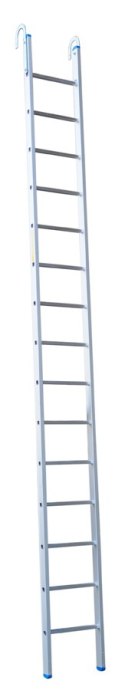 DRABINA ALUMINIOWA OPIERALNA Z HAKIEM 450CM DRABEX