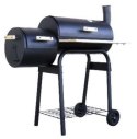 GRILL WĘGLOWY NA KÓŁKACH Z FUNKCJĄ WĘDZENIA UN