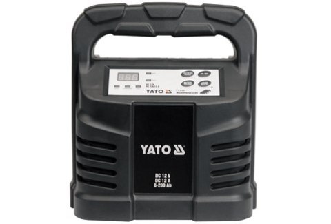 PROSTOWNIK ELEKTRONICZNY 12V 12A 6-200A YATO PROSTOWNIK ELEKTRONICZNY 12V 12A 6-200A YATO
