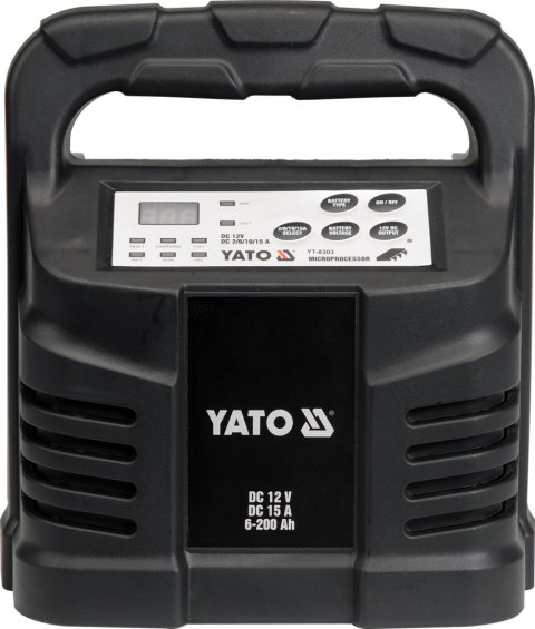 PROSTOWNIK ELEKTRONICZNY 12V 15A 6-200A YATO PROSTOWNIK ELEKTRONICZNY 12V 15A 6-200A YATO