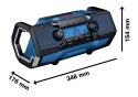 RADIO AKUMULATOROWE GPB 18V-2 C DAB+/FM 0*AH BOSCH