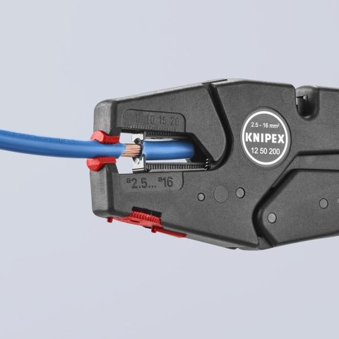 SAMONASTAWNE SZCZYPCE DO ŚCIĄGANIA IZOLACJI KNIPEX SAMONASTAWNE SZCZYPCE DO ŚCIĄGANIA IZOLACJI KNIPEX