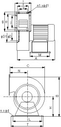 WENTYLATOR WBN-150/2 1F TYWENT