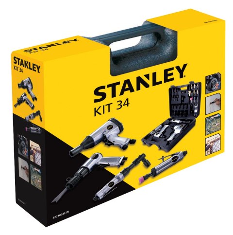 ZESTAW NARZĘDZI PNEUMATYCZNYCH 34 SZT. STANLEY ZESTAW NARZĘDZI PNEUMATYCZNYCH 34 SZT. STANLEY