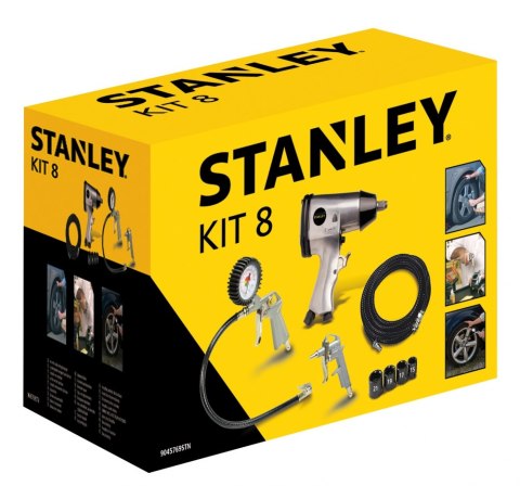 ZESTAW PNEUMATYCZNY 8 CZ. STANLEY ZESTAW PNEUMATYCZNY 8 CZ. STANLEY
